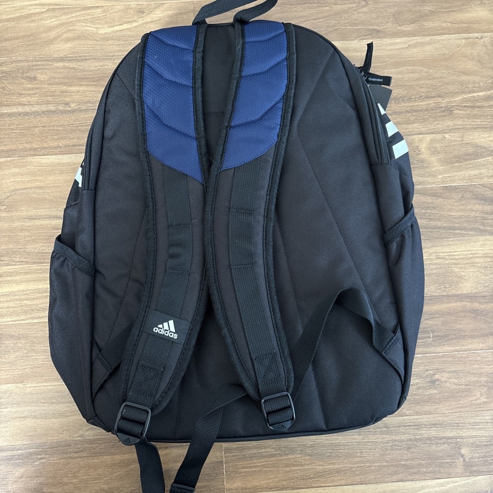 Adidas Stadium 3 Backpack Team Navy Blue Mass Rivals Basketball Bag 5154285 NEW - Picture 6 of 8